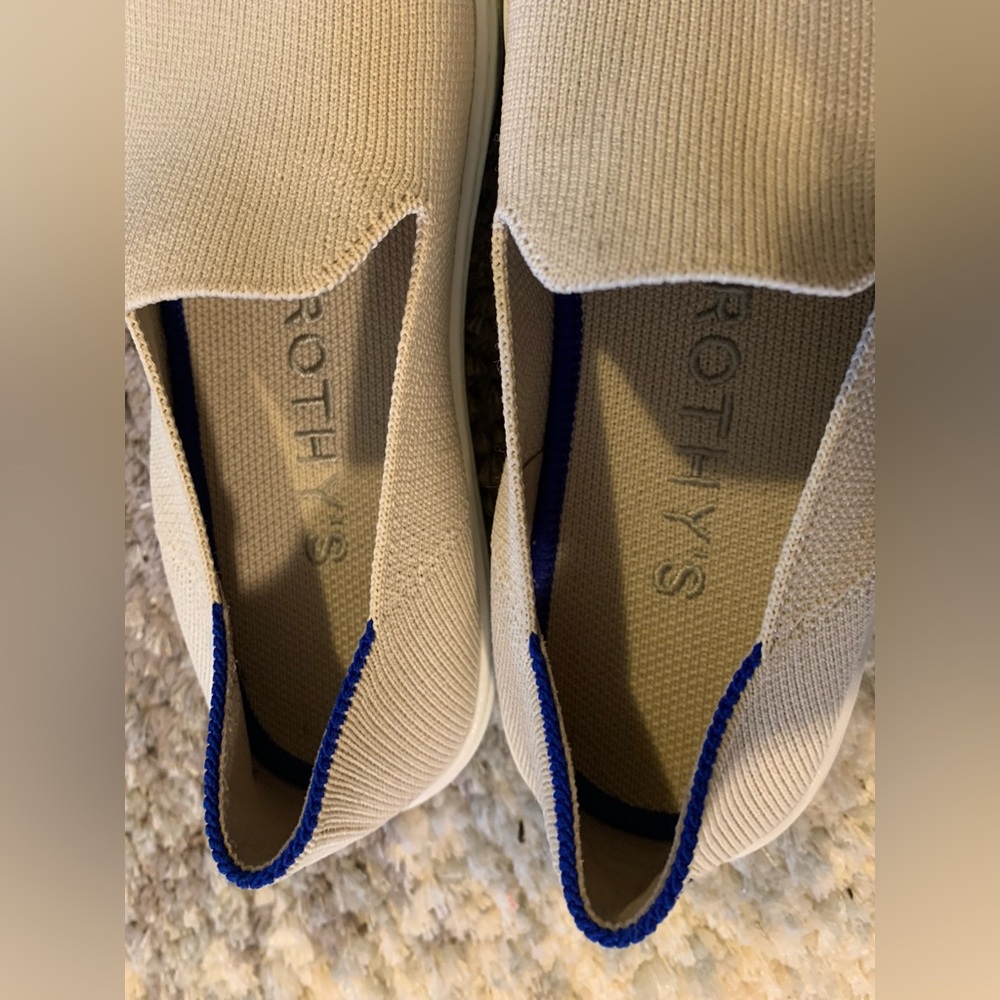 Rothy’s Original Slip On Sneaker - Light Grey - Picture 10 of 11